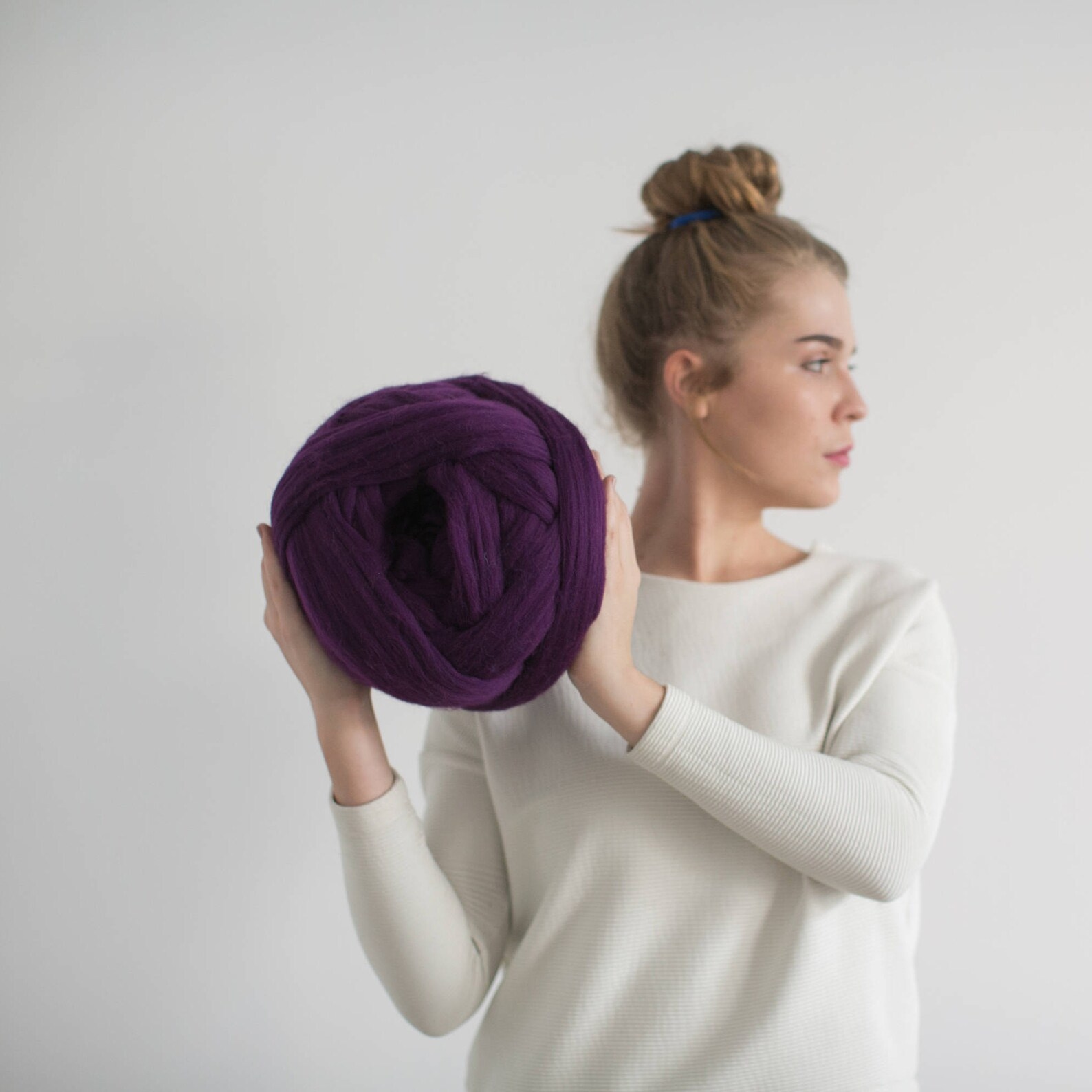 Chunky Yarn for Arm Knitting 100 Merino Wool Chunky knit Etsy