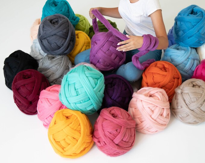 Chunky Yarn for Arm Knitting Giant Knitting Bulky Yarn Chunky Etsy