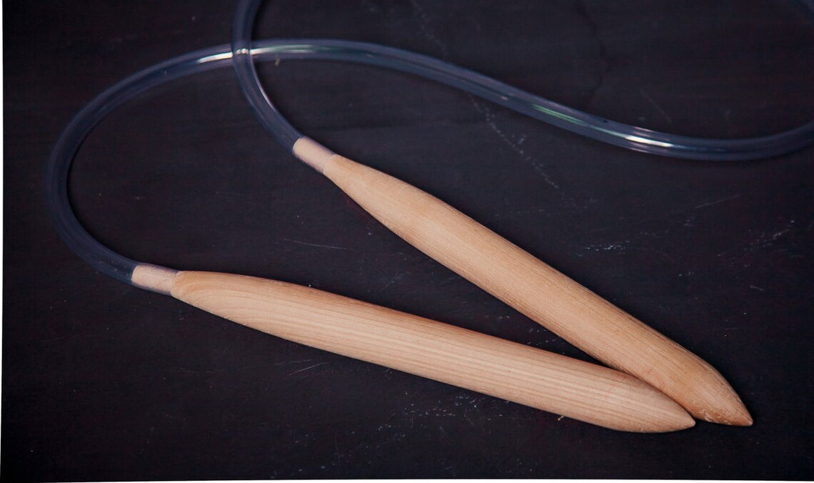 Giant knitting needles with silicon tube 1.4 inch in diameter Etsy