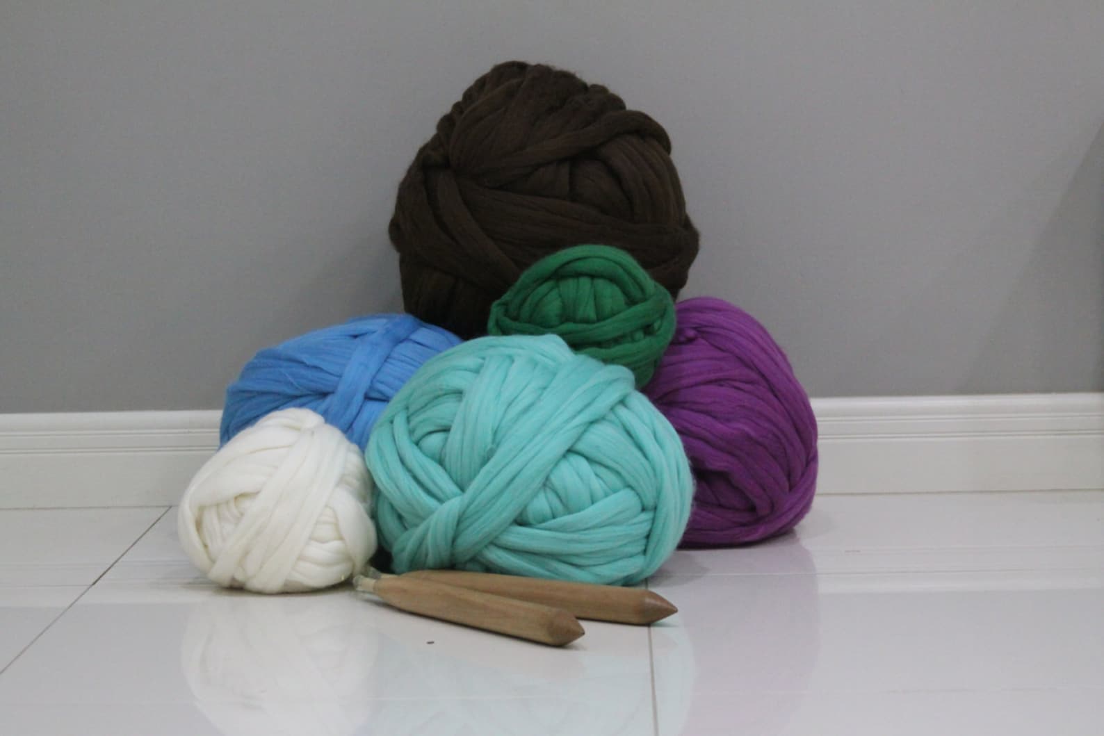 Chunky Wool Yarn for Knitting Chunky Blankets Cowls Scarfs Etsy