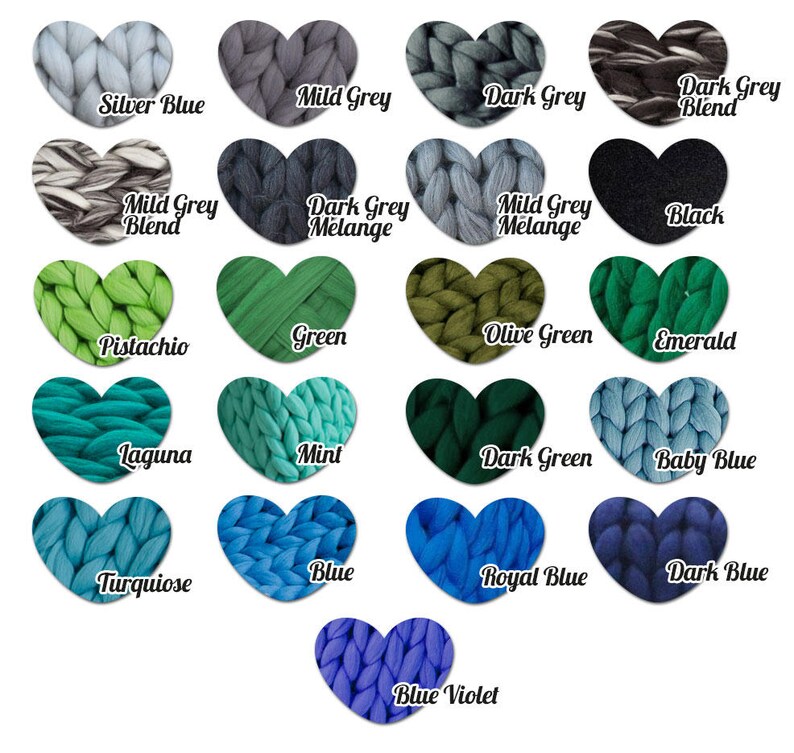 Giant Merino Wool Yarn for Arm Knitting, Bulky Yarn, Mega Bulky Yarn, Chunky Yarn, Unspun Wool Roving, Extreme Merino Wool, Weaving, Felting image 9