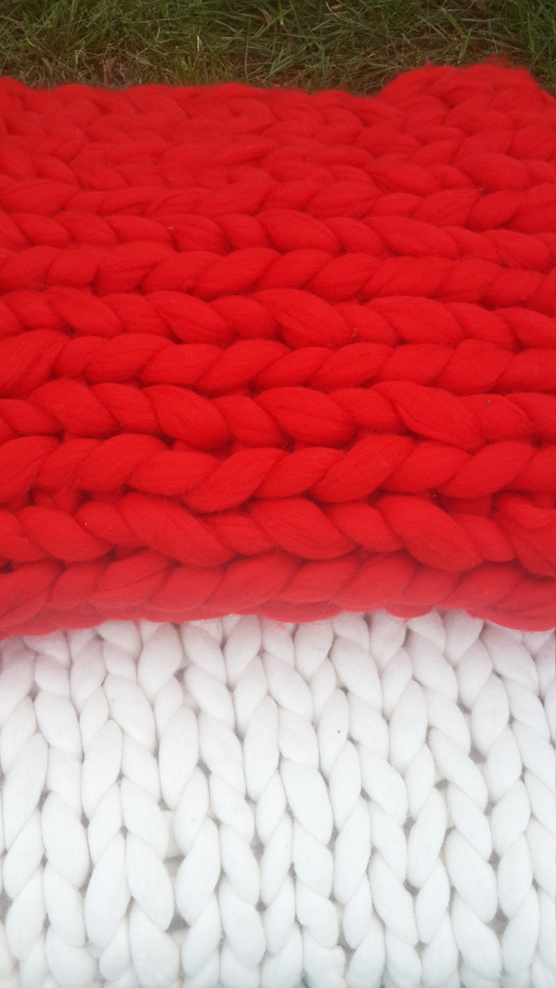 Handmade Chunky Baby Blanket Photo Probs Wool Stroller Blanket Etsy