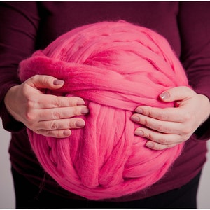 23 microns Extreme Knit Wool Super Bulky Yarn Chunky Wool Yarn Merino Giant Yarn Knitting Thick Yarn Chunky Wool Arm Knitting Craft 1,1 lbs