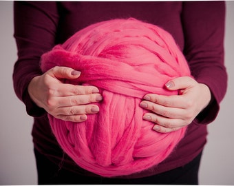 Super dicke Merinowolle Garn, Chunky Knit, Arm stricken, 1,1 Kilo