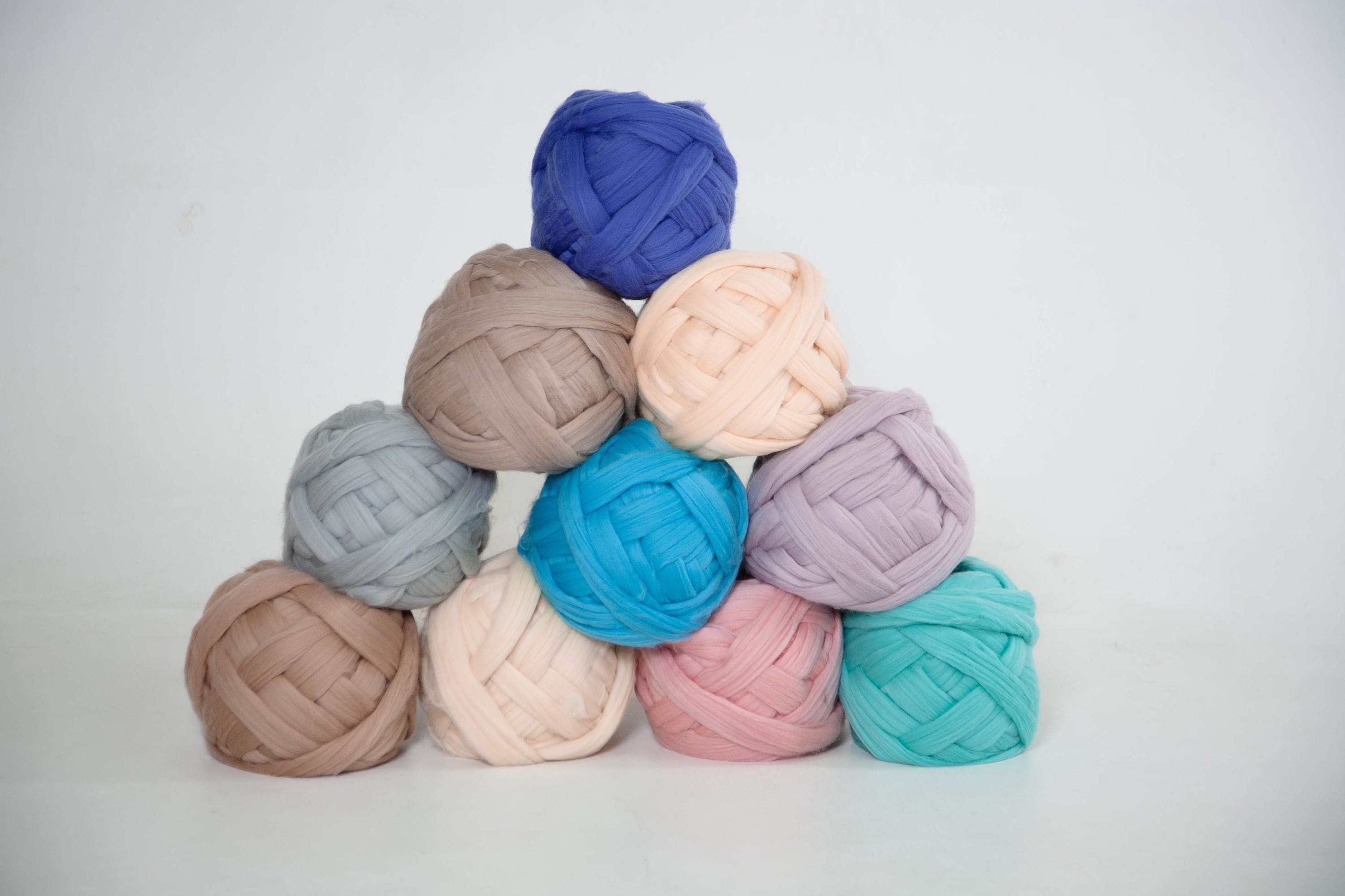 Hilo para punto grueso. Hilo Super Bulky 100 Lana. Ideal para Etsy