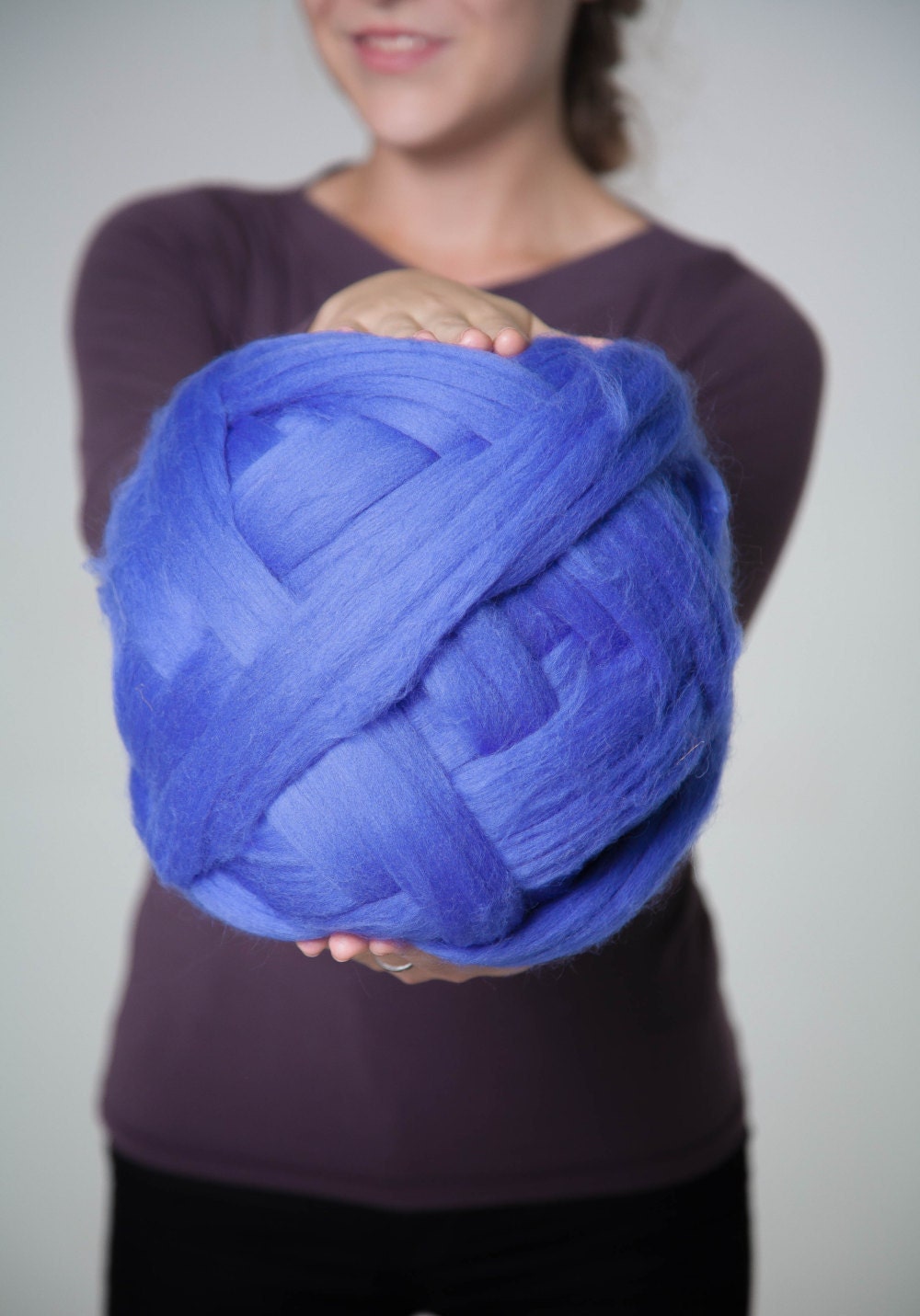 Chunky Wool Yarn for Arm Knitting 100 Wool 23 microns Etsy