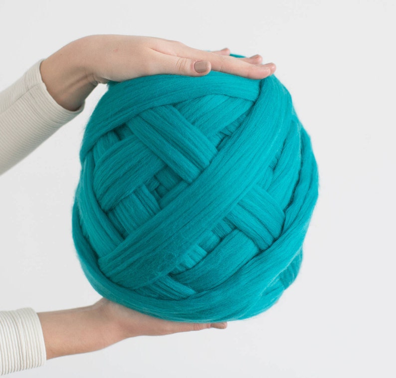 Arm Knitting Chunky Yarn 100 Merino Wool Chunky Knit Giant Etsy