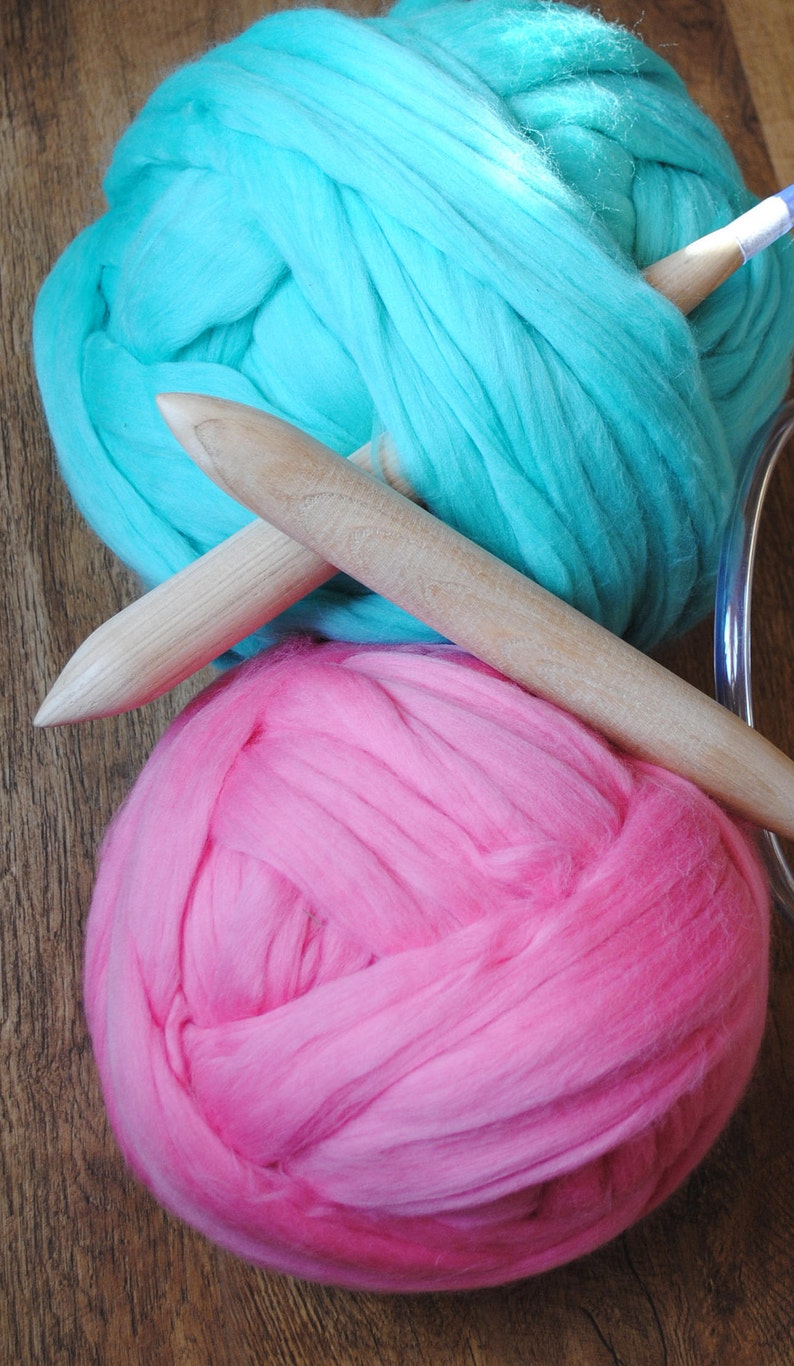 Chunky Knit Yarn 23 Microns Merino Wool Giant Yarn Knitting Etsy Israel