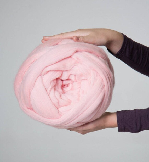 Chunky Arm Knitting Yarn, 100% Wool, 23 Microns, Giant Yarn, Thick