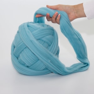 Chunky Garn, Merinowolle Garn, Riesengarn, Chunky lnitting, Ungepunzte Merino Roving, Weben, Arm stricken Garn, Bulky Yarn, Roving 45 Farben