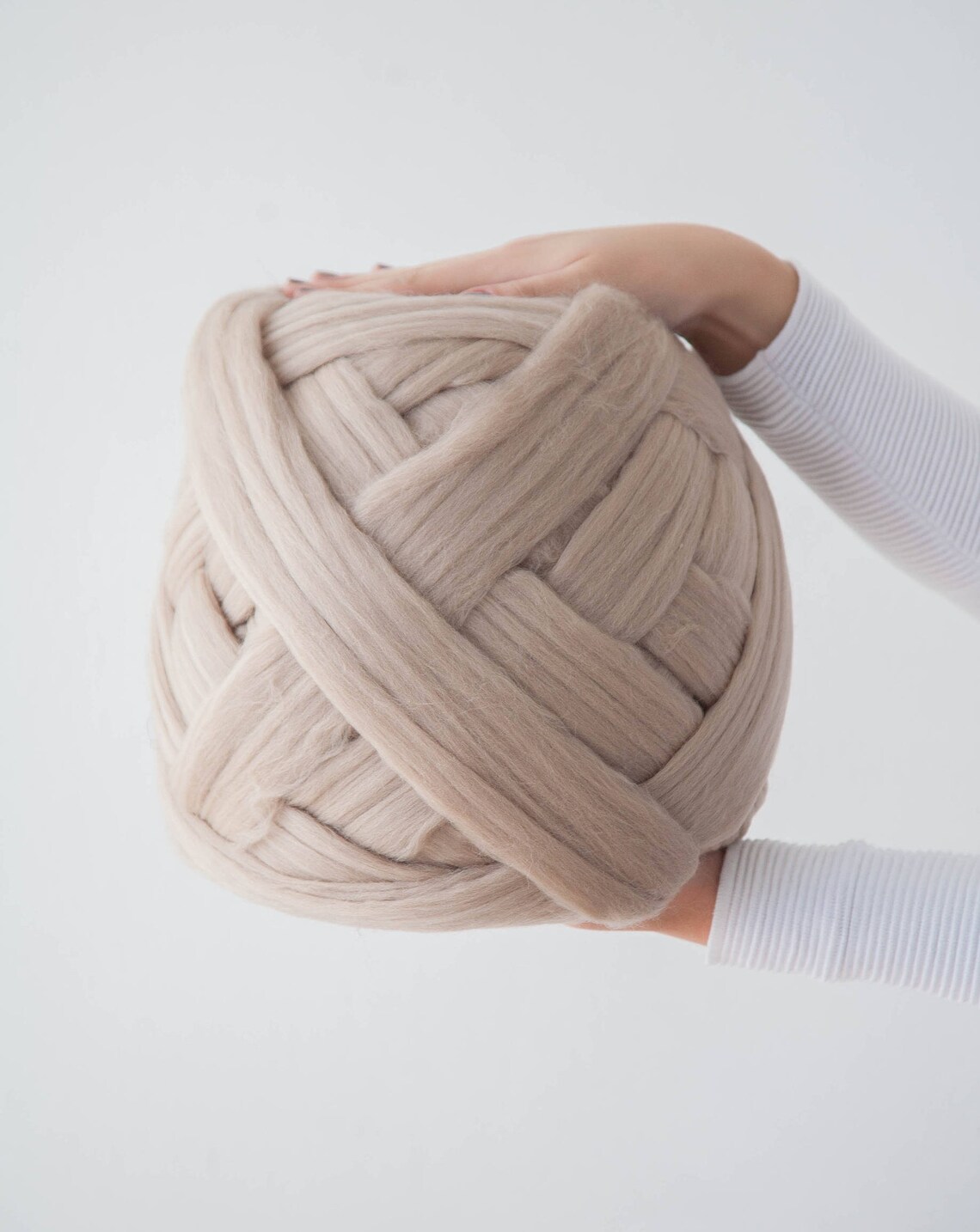 Giant Wool Yarn For Arm Knitting Knitting Wool Bulky Wool Etsy