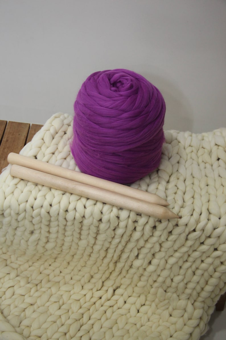 23 Microns Extreme Knit Wool Super Bulky Yarn Chunky Yarn Wool Etsy