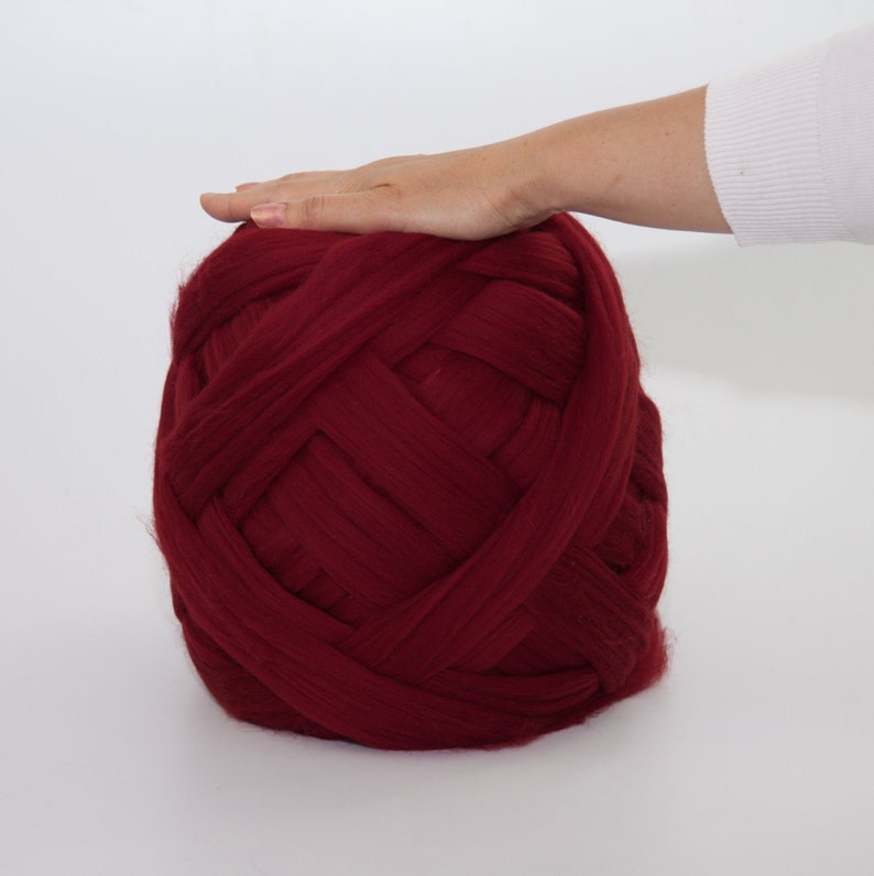 Chunky yarn Merino Wool for Arm Knitting Giant Yarn Chunky Etsy