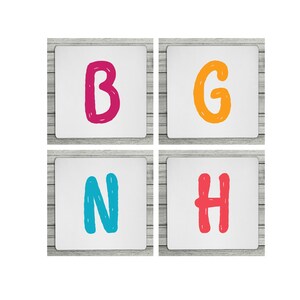 Bright and Bubbly Personalised Initial Coaster (Mix & Match Colours) | Customise With Letters, Numbers or Symbol | Unique Gift or Present