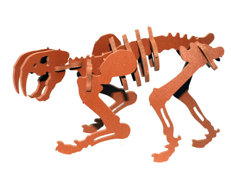 Dinosaur Puzzle Dinosaur Toy MINIATURE 3D Dinosaur Skeleton Etsy