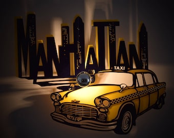 Apply MANHATTAN cab with a shadow effect