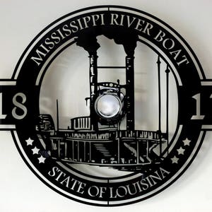 Luminaire design wall lamp vintage Mississippi Louisiana image 3