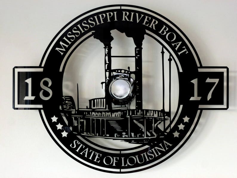 Luminaire design wall lamp vintage Mississippi Louisiana image 3