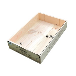 6 BTL horizontale Franse wijnhouten kratten, rustiek bruiloftsdecor, geschenkdoos, woondecoratie wijnbar, opbergkratten, tuindoos.