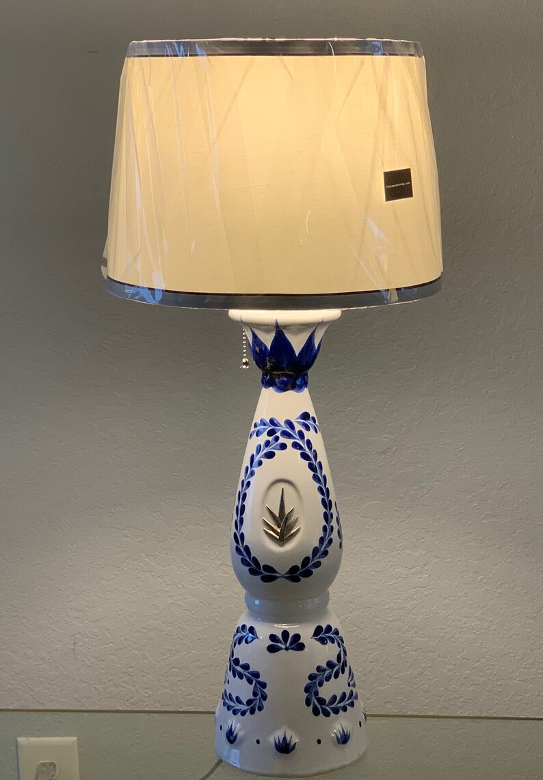 Tequila Clase Azul Reposado 750 ML Bottle Lamp With White and Etsy