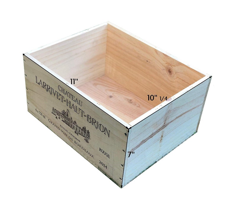5 X 6 BTL French Wine Crates Wood Crates Rustic Wedding Etsy