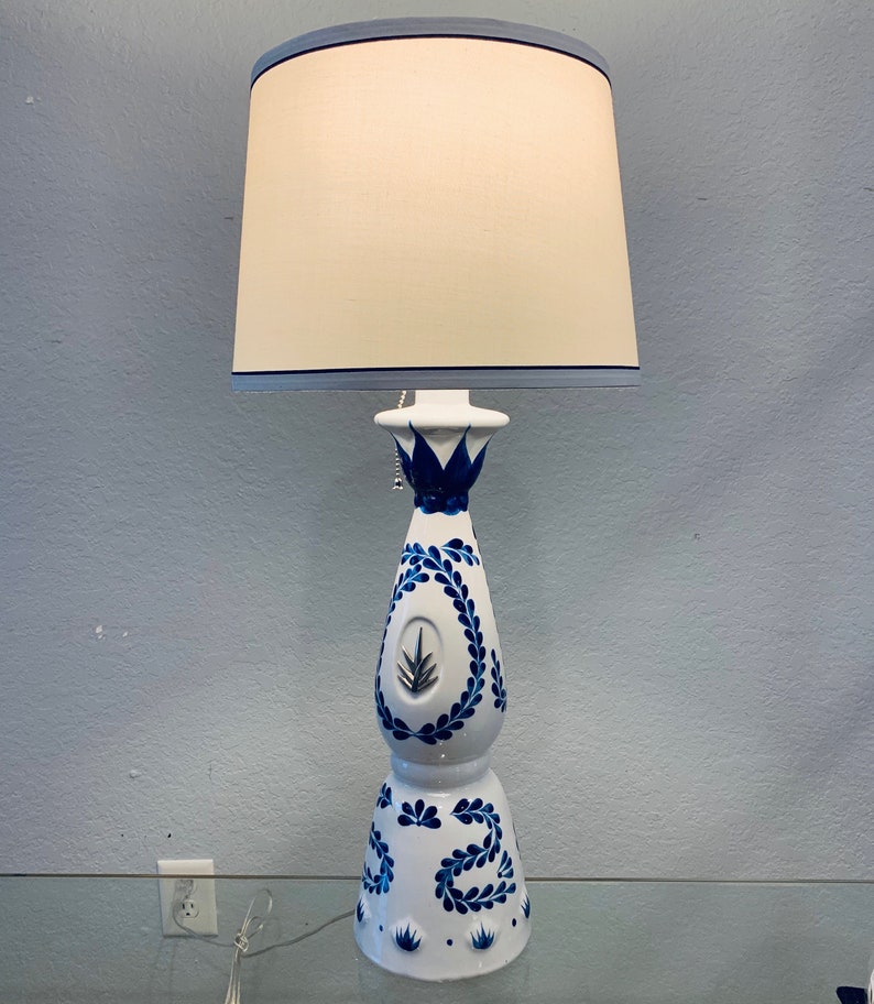 Tequila Clase Azul Reposado 750 ML Bottle Lamp With White and Etsy