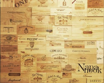 25 WINE CRATE PANELS From Crates (Wine Box) Sides/Ends/Tops Wood.