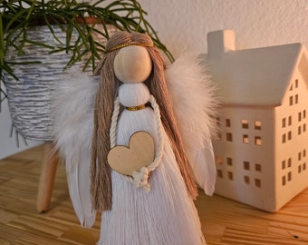 Personalized Guardian Angel, Macrame Doll, Gift