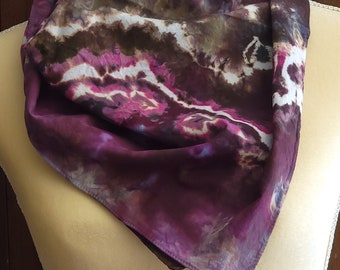 Hand-dyed 22x22 Bandana