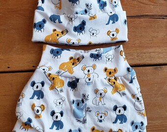 Koala Bummies Shorties Bloomers Shorts Beanie Hat Joggers