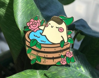 Planter Peet- "Spa Day Retreat" - Pin de esmalte, Lindo Alfiler, Pin de Planta, Pin Suculento, Pin de Esmalte de Planta, Flor, Cuidado Personal, Amor Propio, Spa, Relax