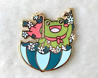 La aventura está ahí fuera - Rana - Pin de esmalte, Pin de esmalte duro de rana, Pines de rana, Pin de rana lindo, Pin de sapo, Sapo, Pin de esmalte de rana, Pin de aventura