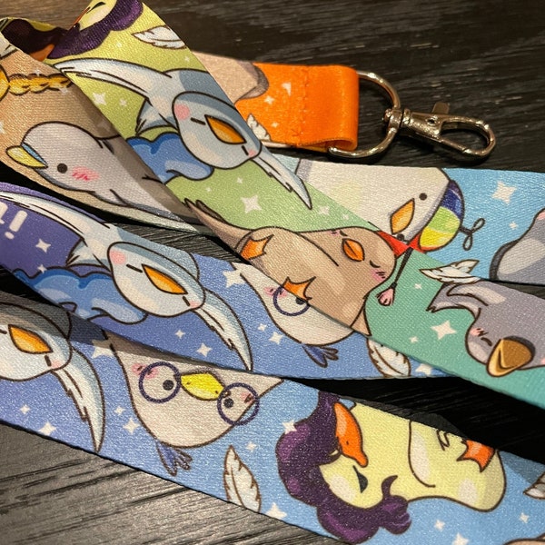 Let's Get Quacking - Bird Lanyard, Bird, Lanyard, Cute Lanyard, Duck, Duck Lanyard, Goose, Goose Lanyard, Animal Lanyard, Rainbow Lanyard