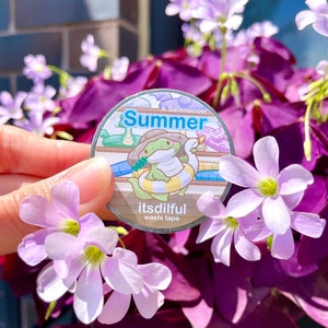 A Salamander Summer - Washi Tape -Salamander Washi Tape, Lizard Washi, Gecko Washi Tape, Garden Washi Tape, Gecko, Salamander,lizard,reptile