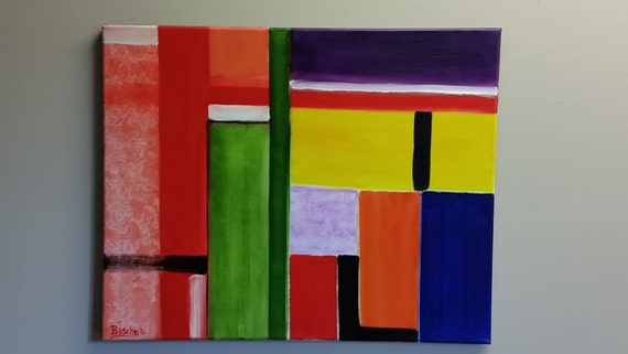 Abstrakt Modern Bildende Kunst Zeitgenossische Ol Etsy