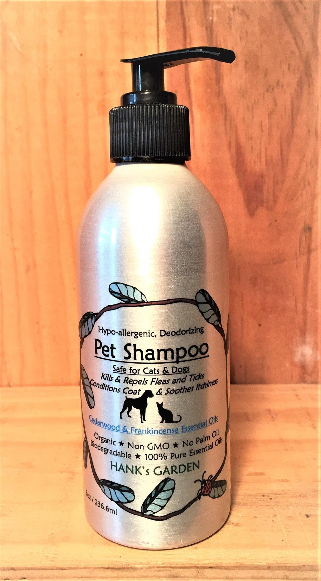 PET Shampoo for Cats, Dogs, Rabbits Conditions, Soothes Frankincense