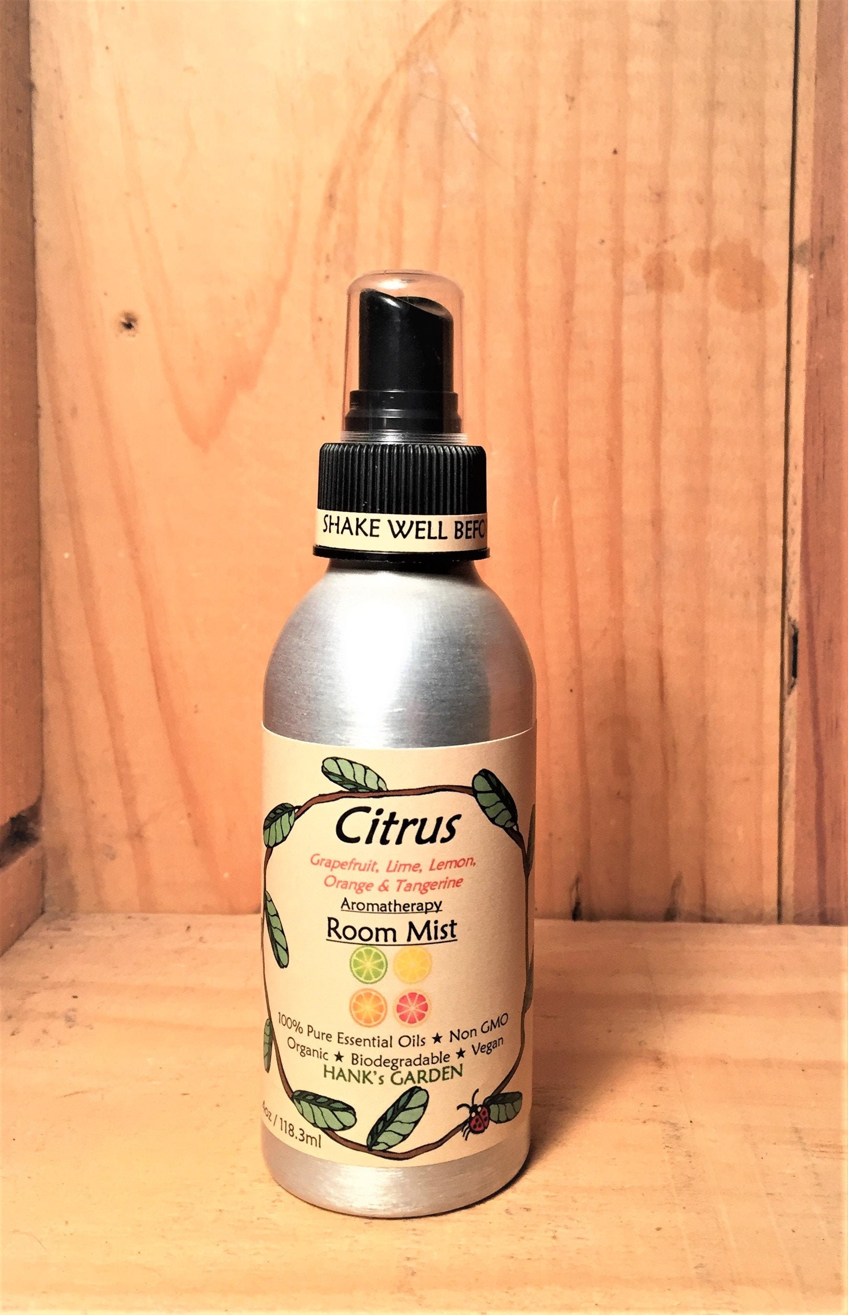 CITRUS Aromatherapy Room Mist Spray Grapefruit, Lime, Lemon, Orange