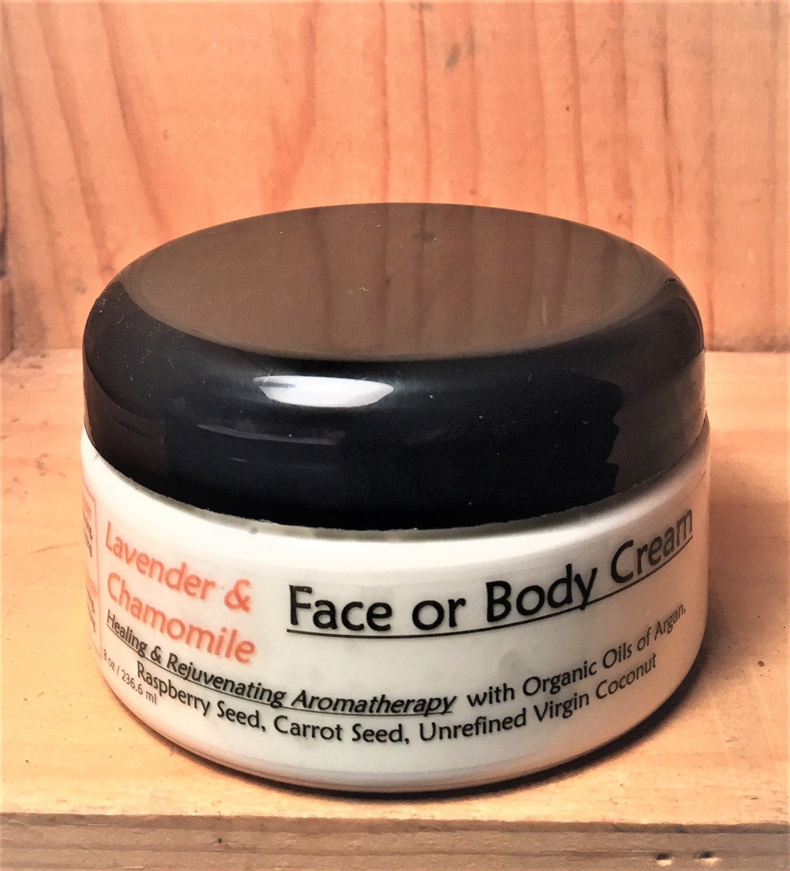 Lavender and Chamomile Face & Body Cream Coconut, Raspberry Seed