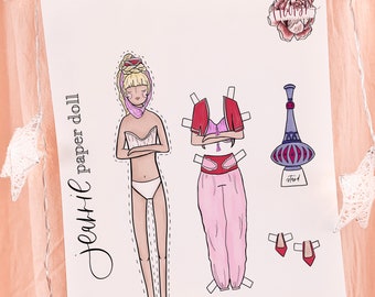 Jeannie Paper doll