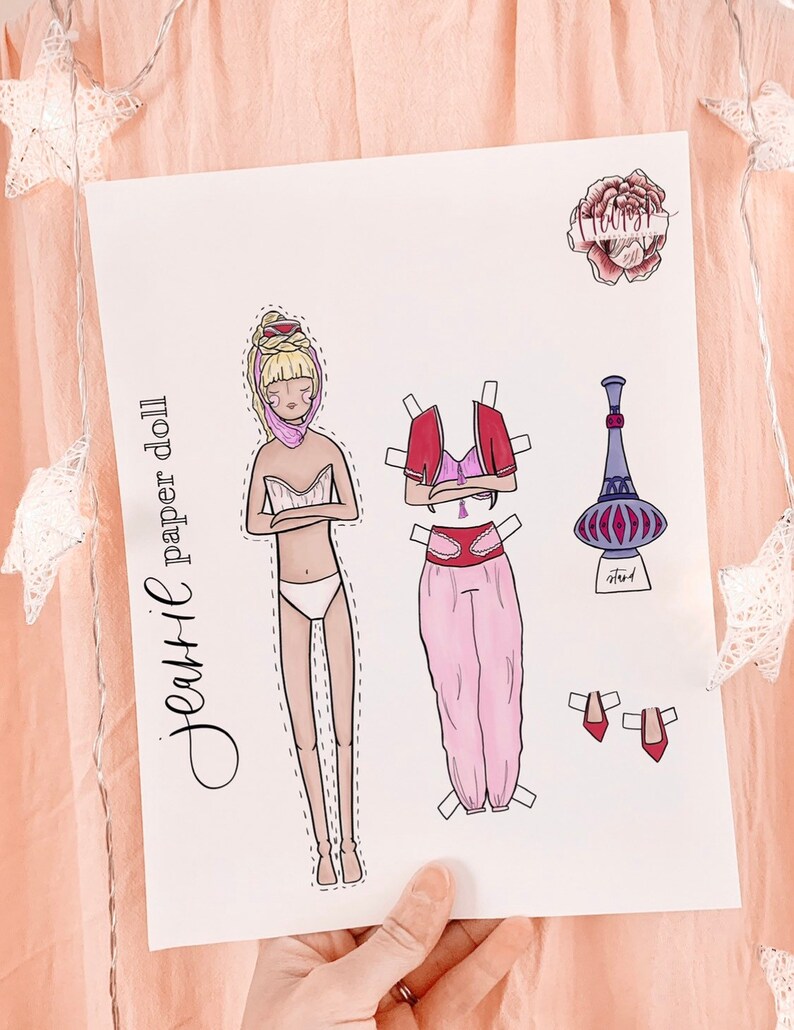 Custom paper doll / DIY paper dolls Etsy