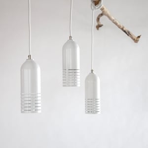 Recycling slotted lamp FIRELIGHT