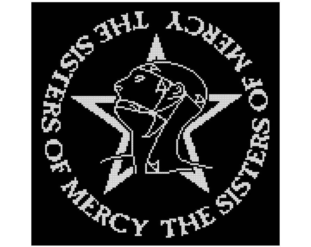 The Sisters of Mercy Logo Cross Stitch PDF Pattern Instant Download Etsy Canada