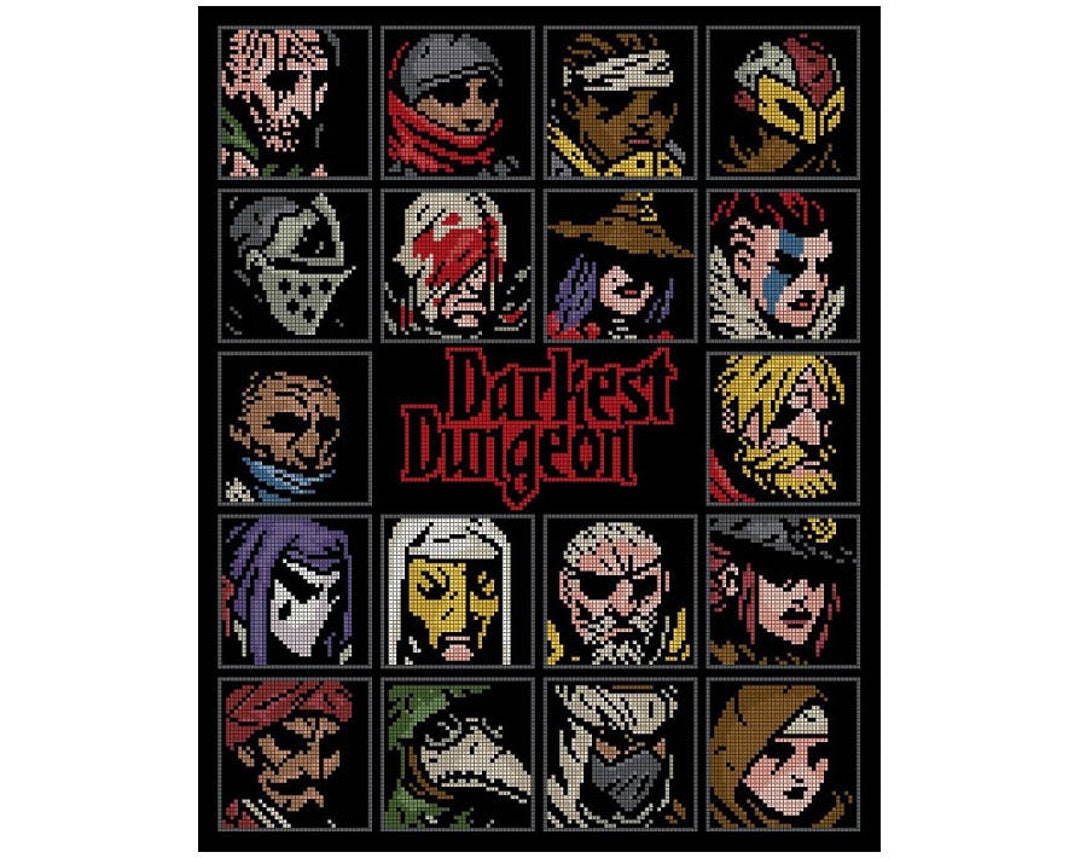 Darkest Dungeon Video Game - Cross Stitch PDF Pattern Instant Download ...