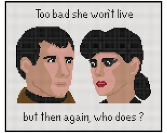 Blade Runner - Cross Stitch PDF Pattern Instant Download