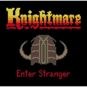 Knightmare Retro TV Game - Cross Stitch PDF Pattern Instant Download