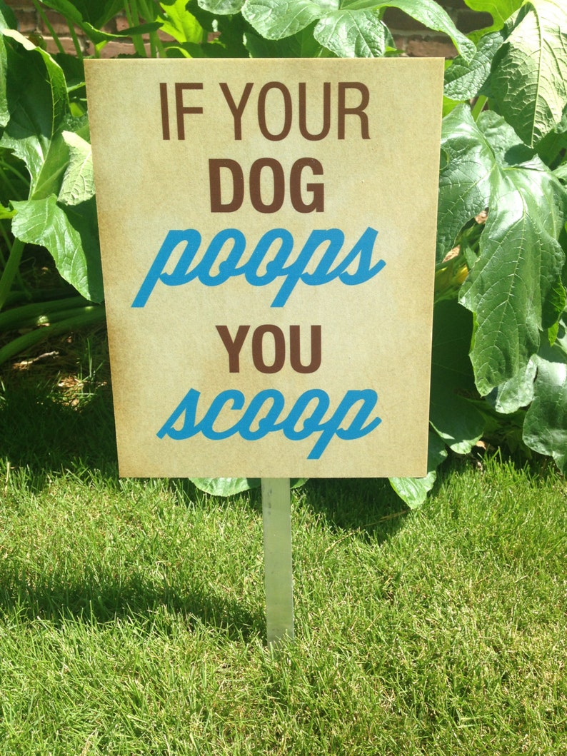 If Your Dog Poops You Scoop Etsy