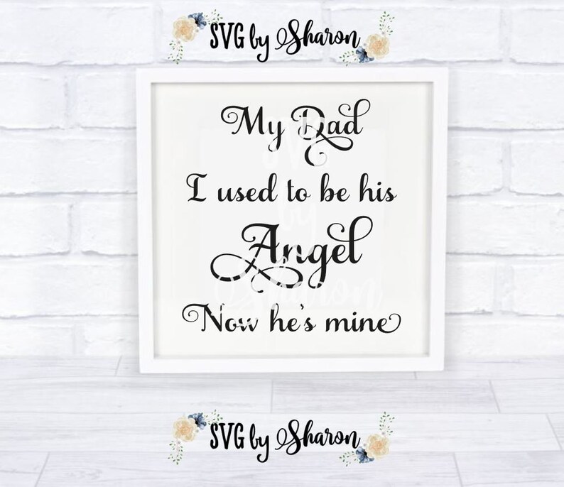 Download My Dad Angel SVG File Cutting File For Vinyl Printable PNG ...