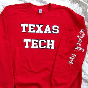 Texas Tech sweatshirt