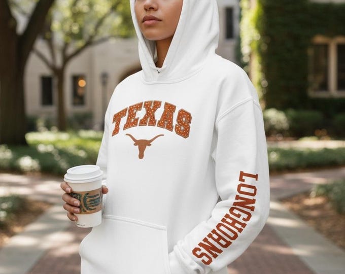Texas longhorns appliques sweatshirt