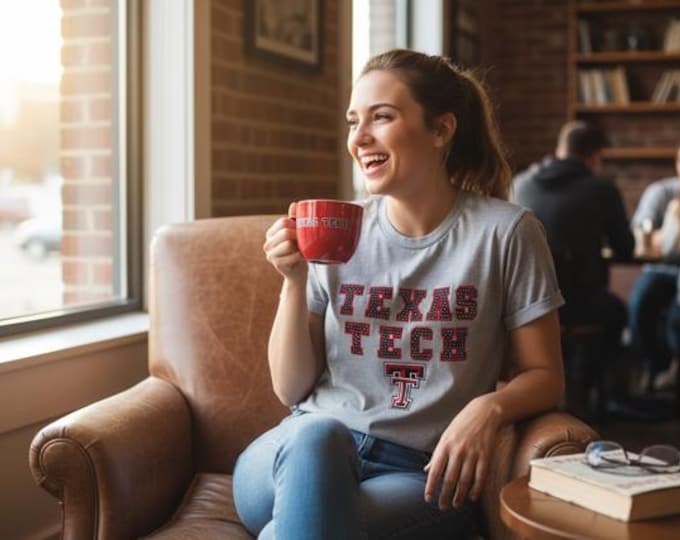 Texas Tech Appliqued T-shirt